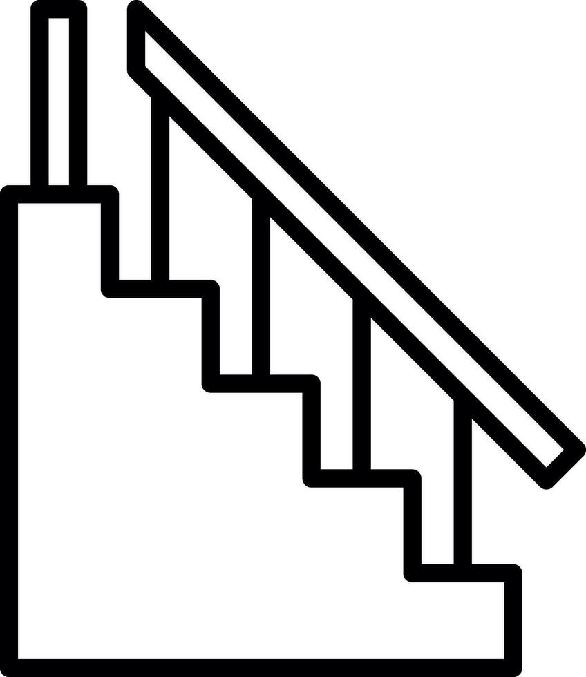 Stair Vector Icon Design