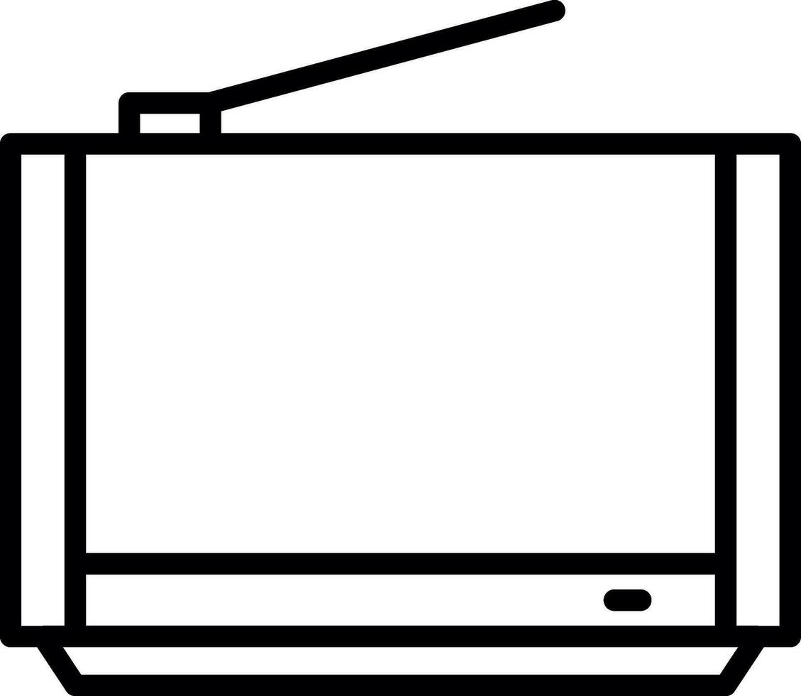 Television Vector Icon Design