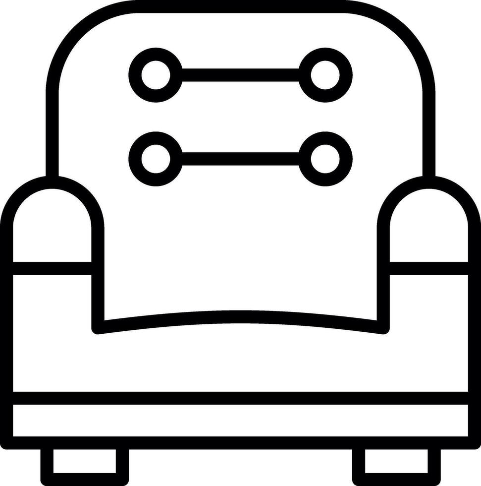 Couch Vector Icon Design