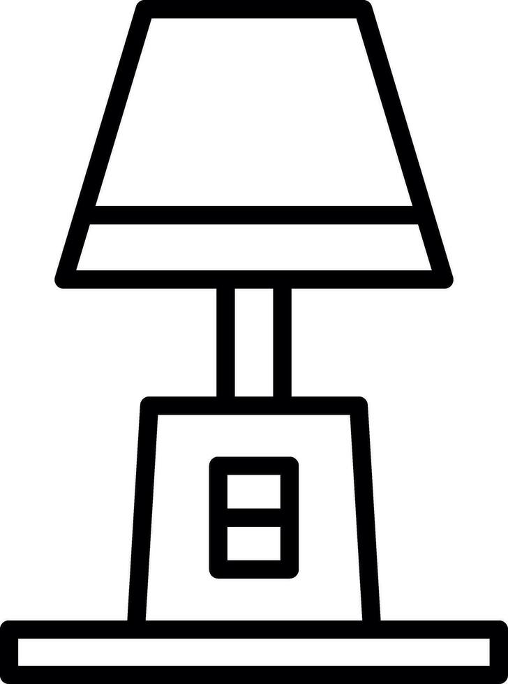 Lamp Vector Icon Design