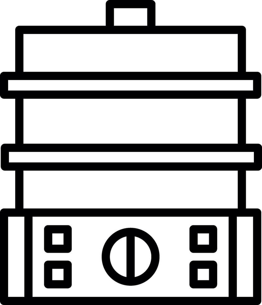 Food Steamer Vector Icon Design