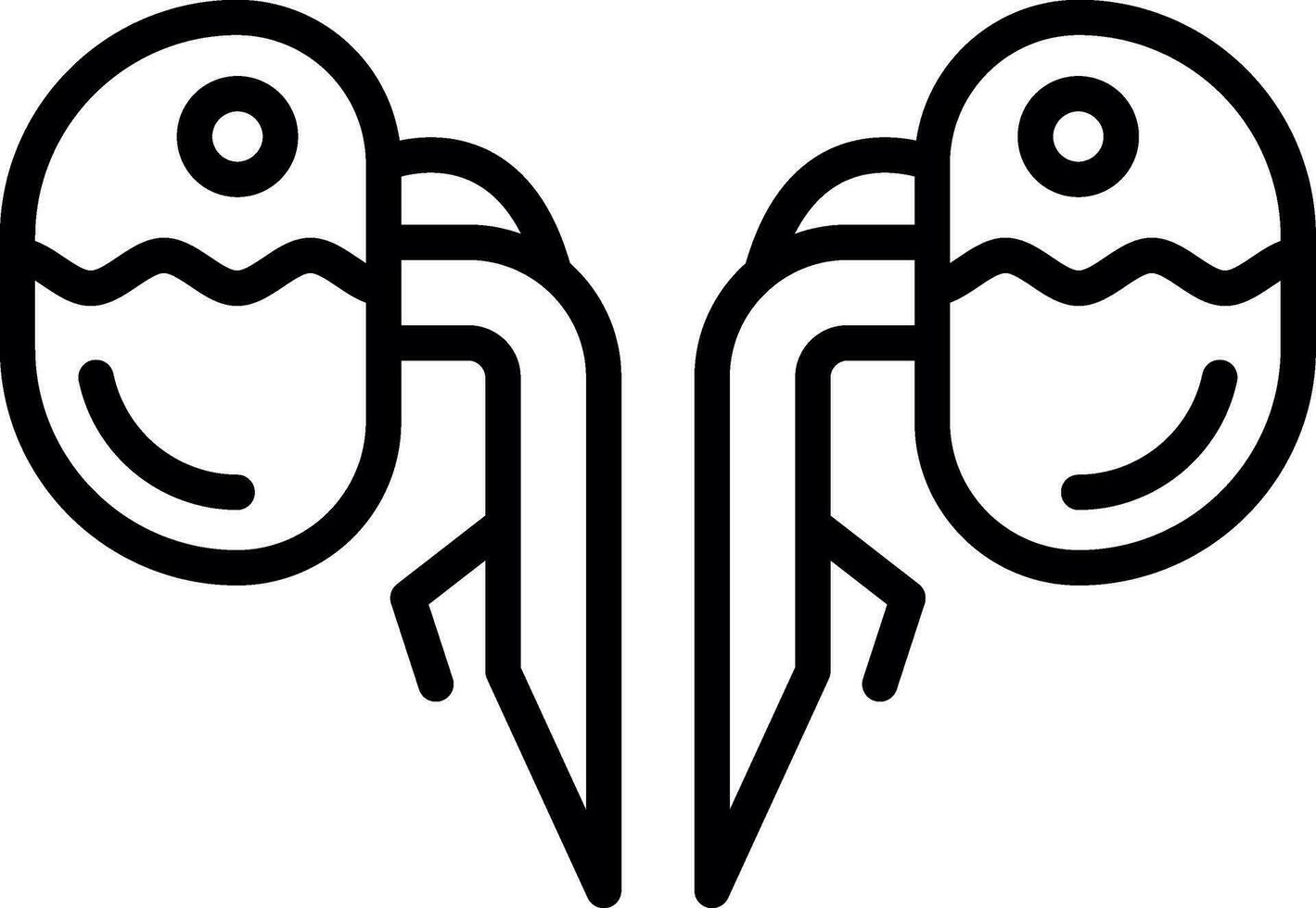 Kidneys Vector Icon Design