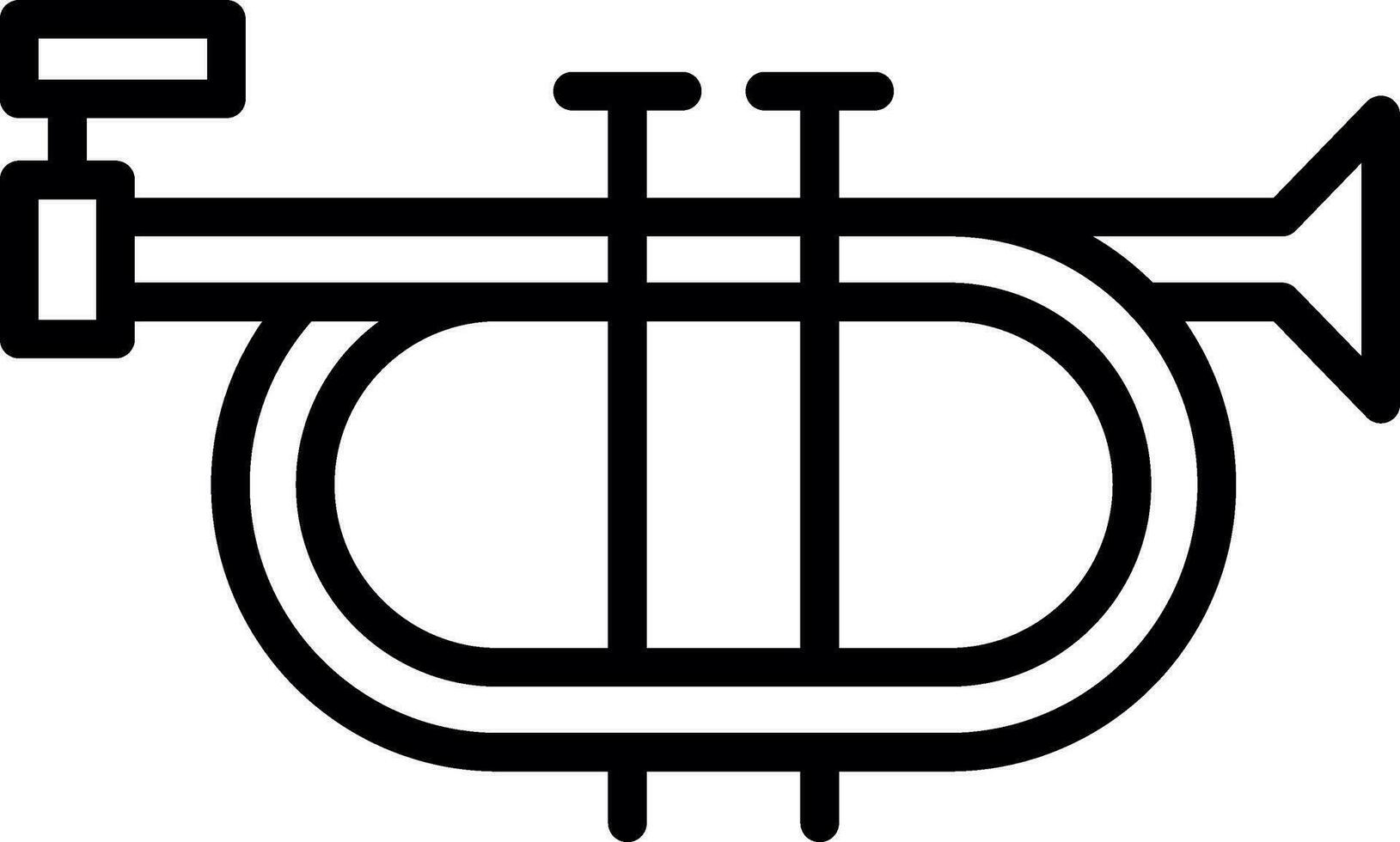 Trumpet Vector Icon Design