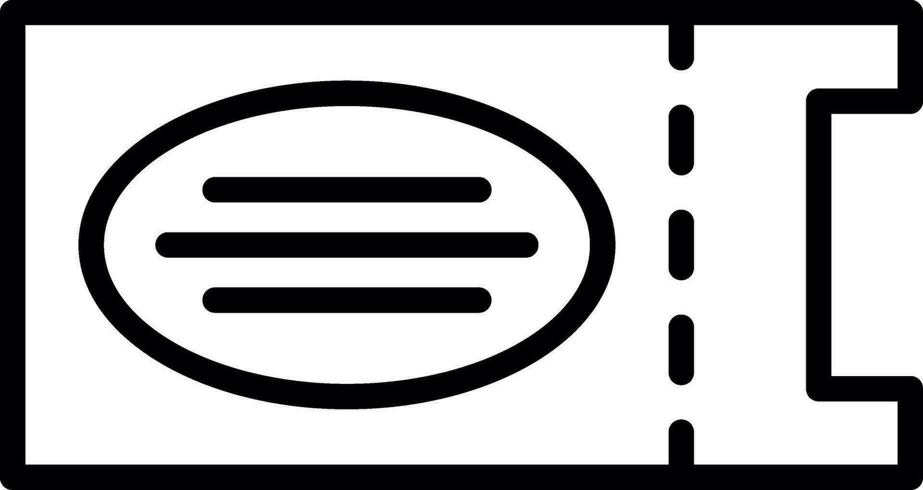 Ticket Vector Icon Design
