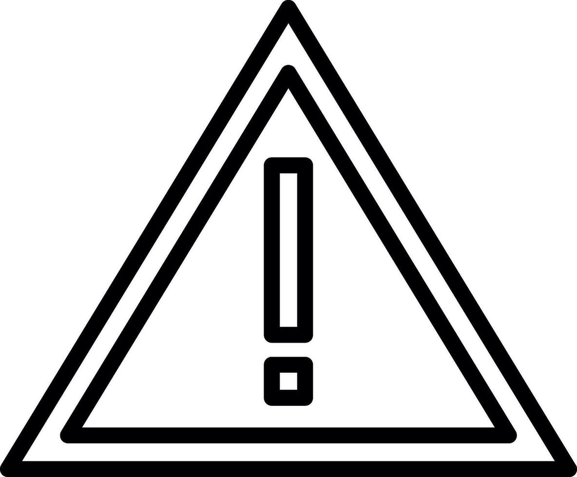 Alert Vector Icon Design