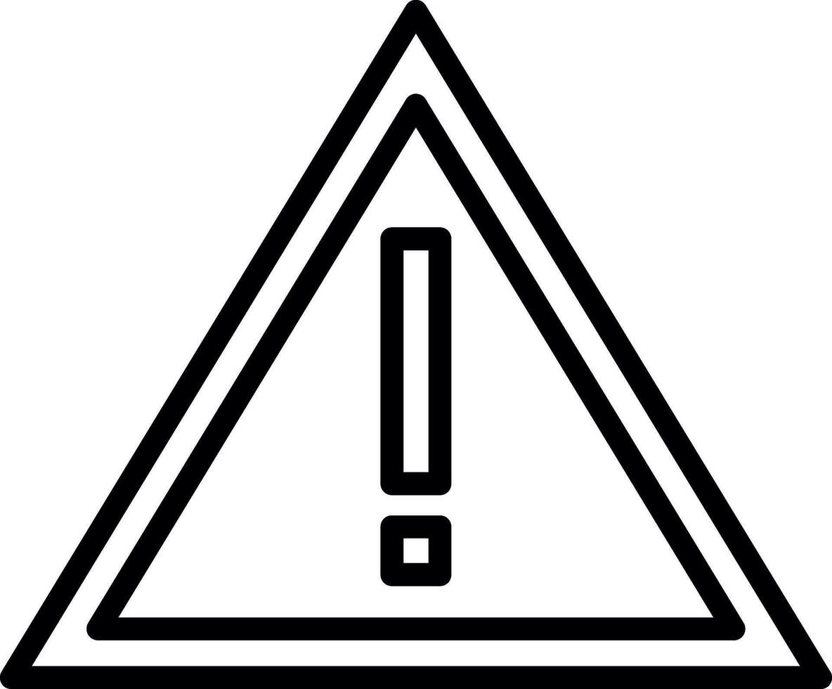 Alert Vector Icon Design