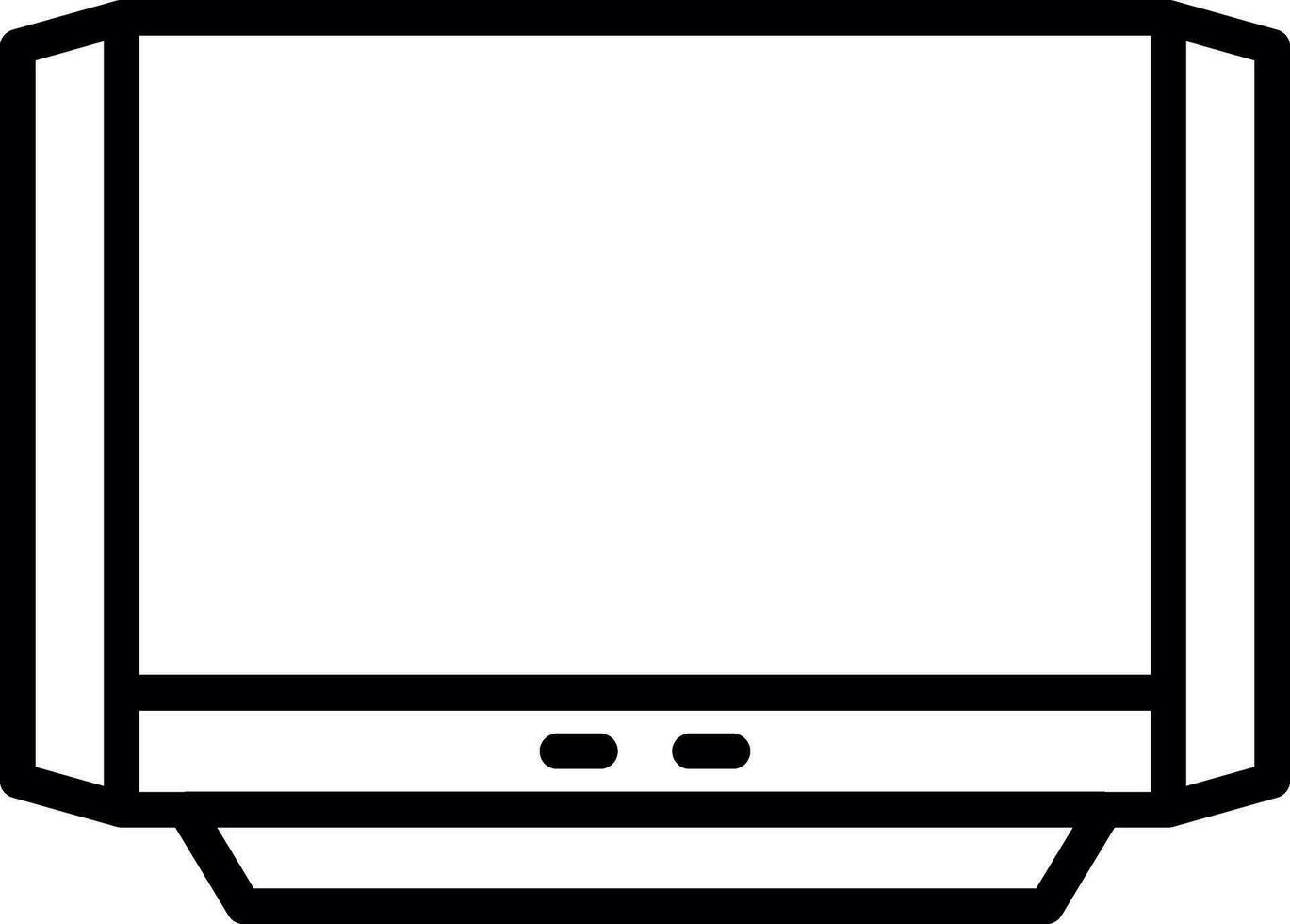 TV Vector Icon Design