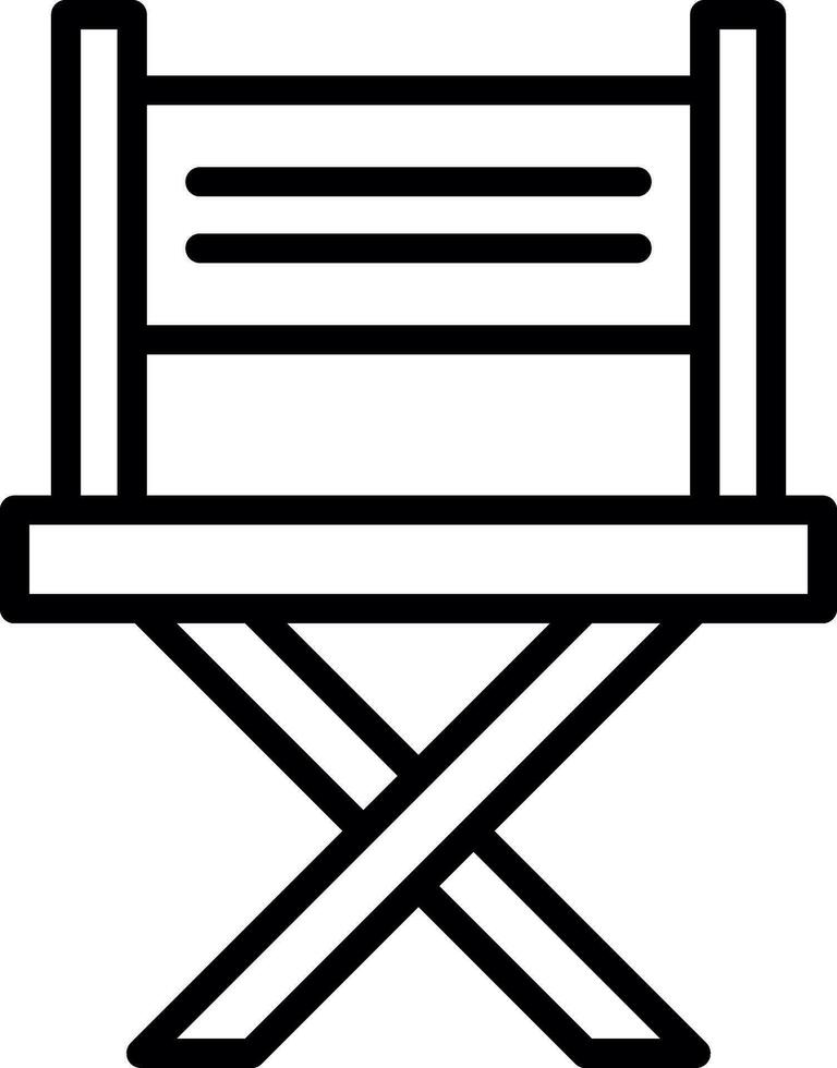 Director chair Vector Icon Design