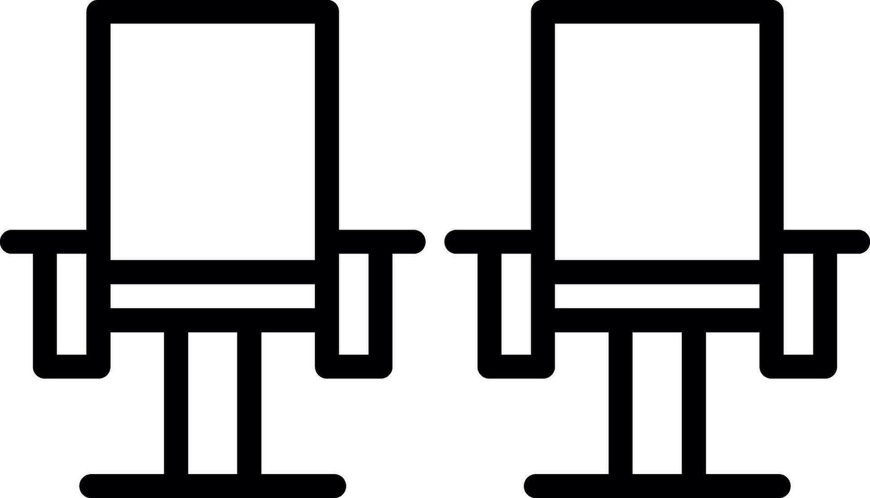 asientos vector icono diseño