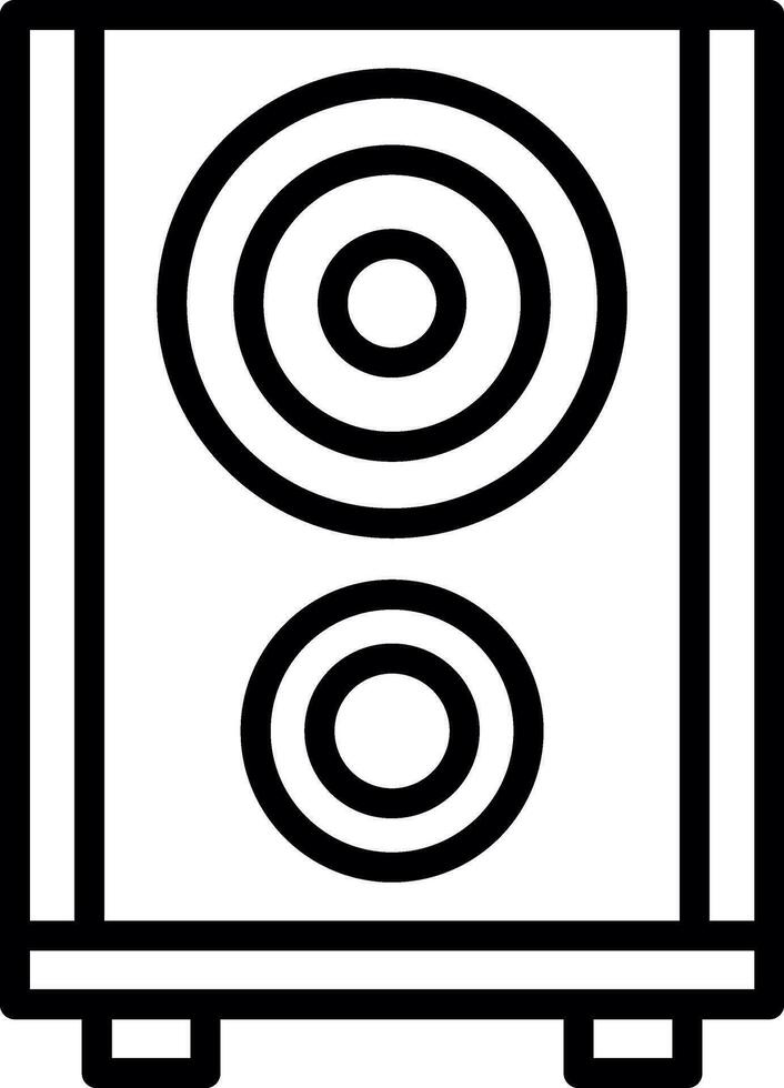 Sound box Vector Icon Design