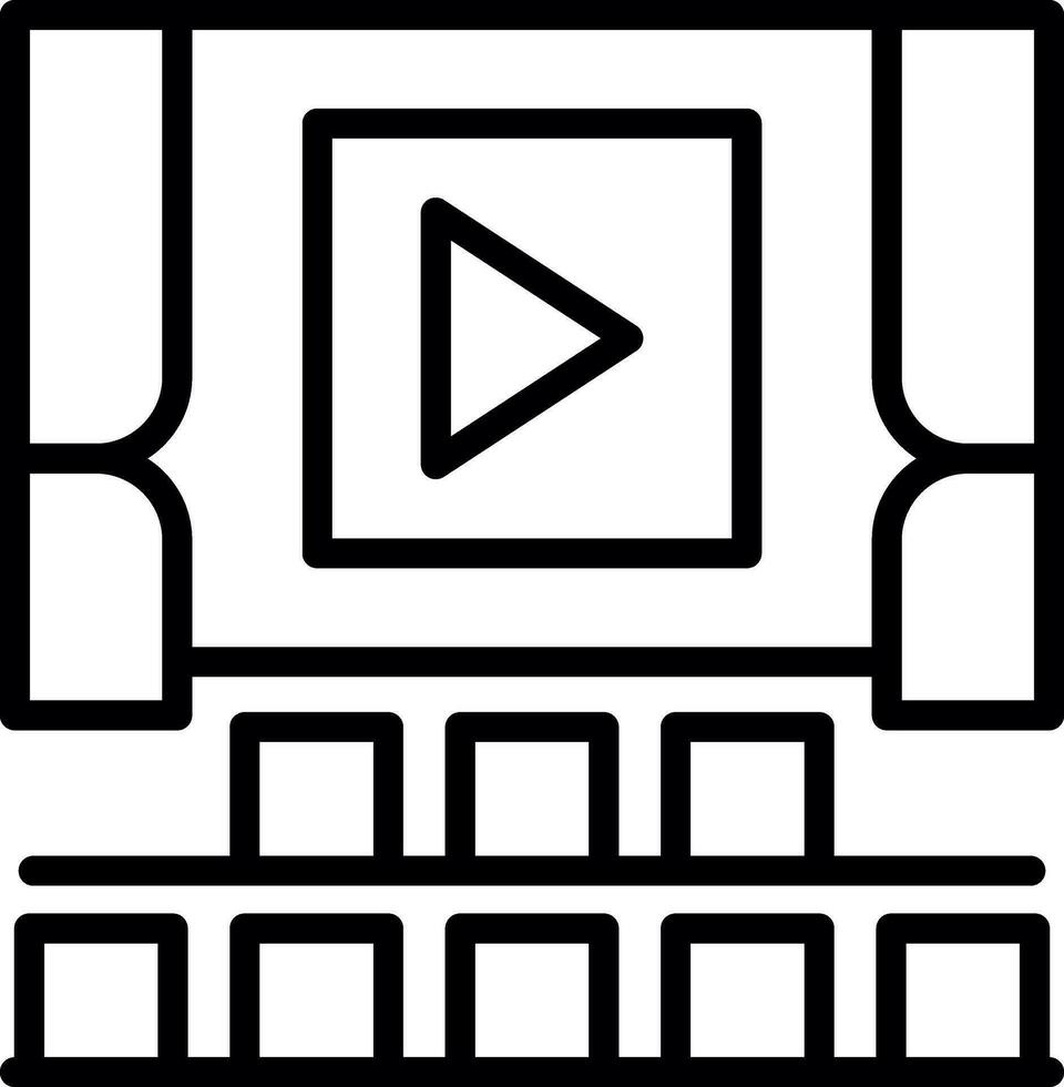 Cinema Vector Icon Design