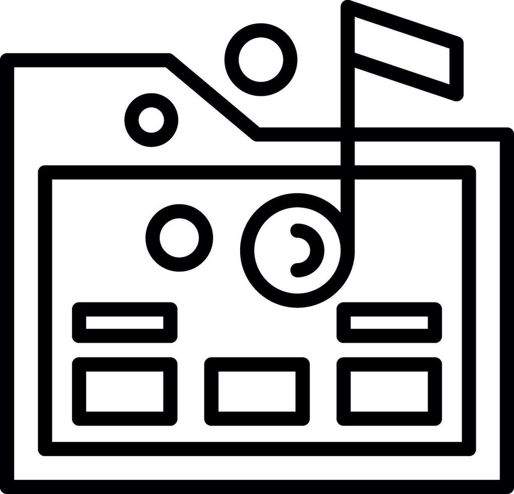 Music folder Vector Icon Design