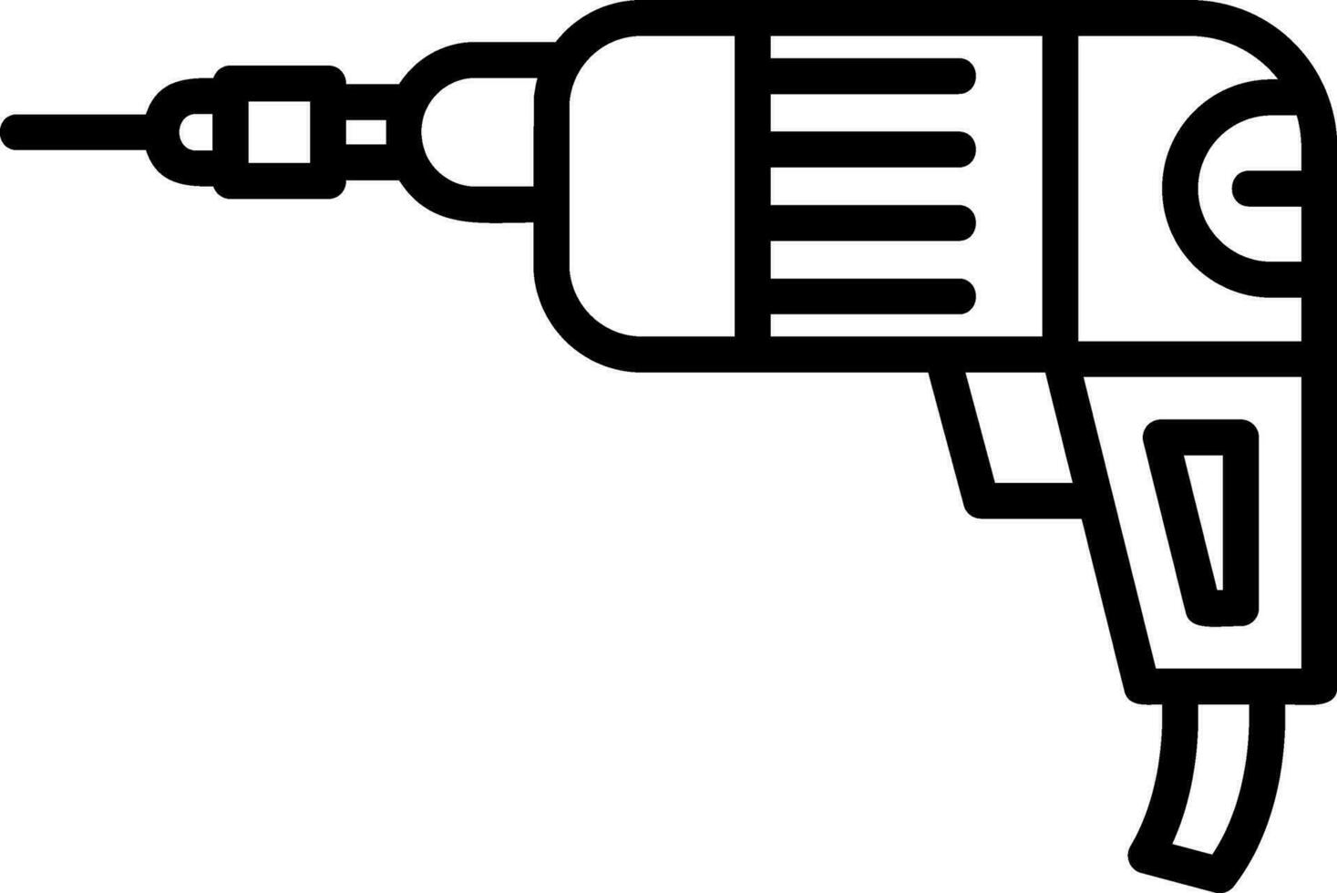 Hand drill Vector Icon Design