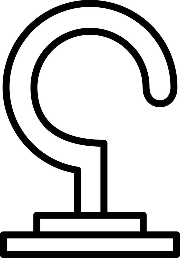 Tubes hook Vector Icon Design