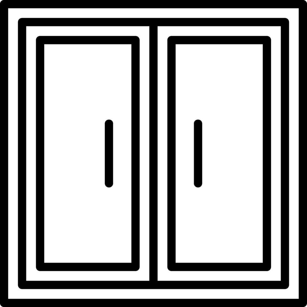 Window Vector Icon Design