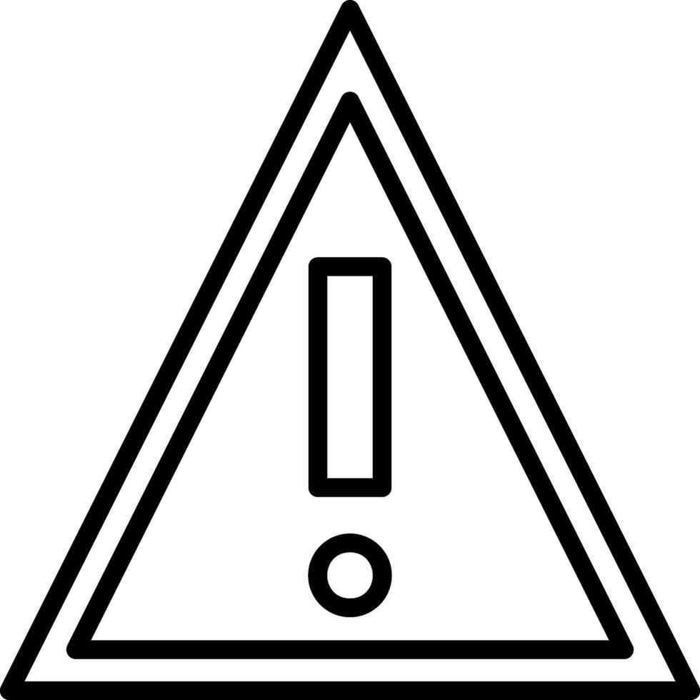 Warning Vector Icon Design