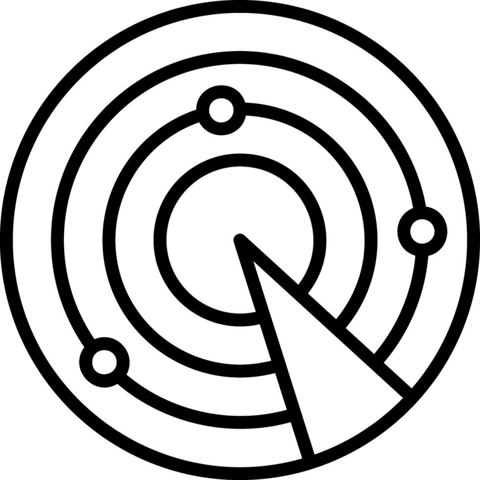 Radar Vector Icon Design