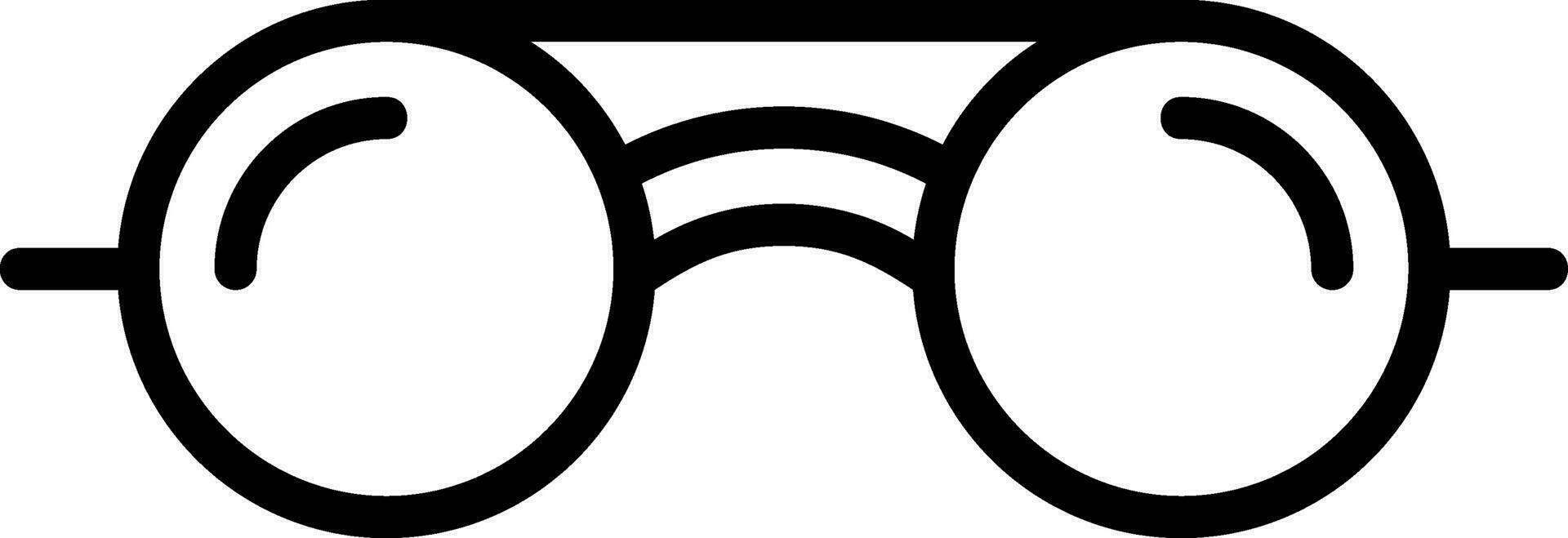 Eyeglasses Vector Icon Design