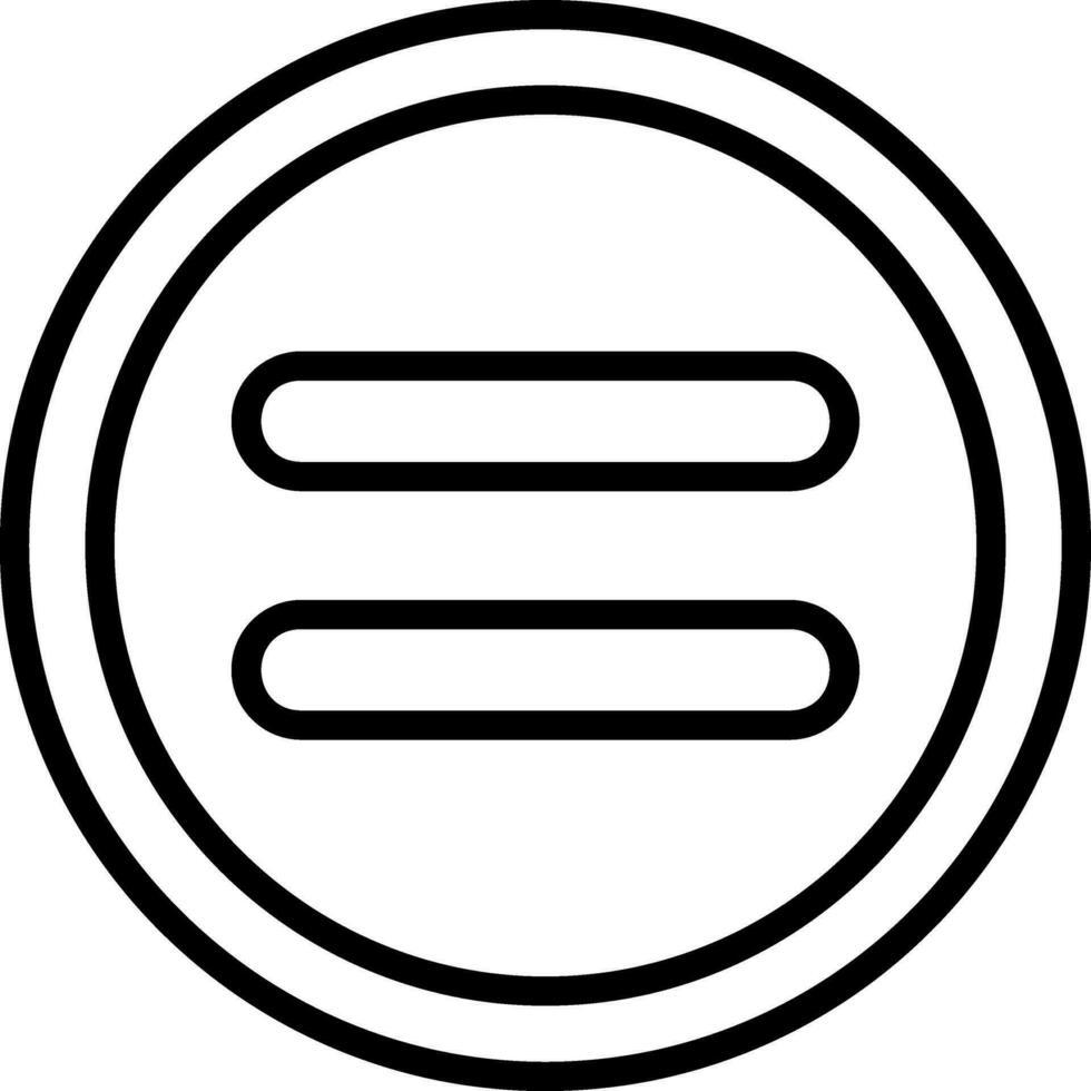 Equal Vector Icon Design