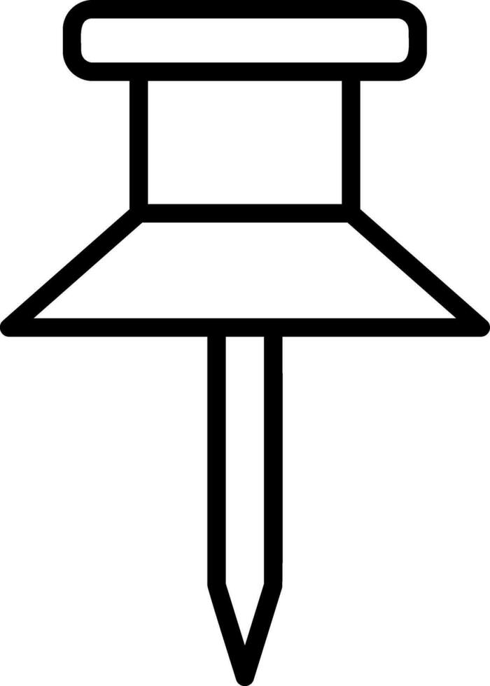 Pin Vector Icon Design