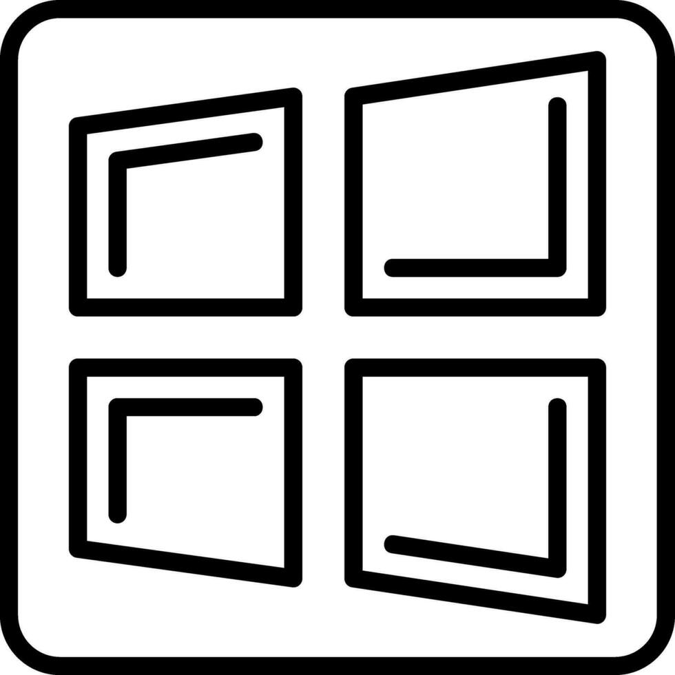 ventanas vector icono diseño