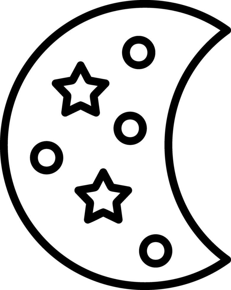 Moon Phase Vector Icon Design