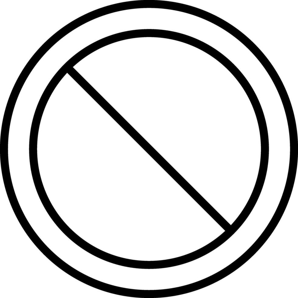 Ban Circle Vector Icon Design