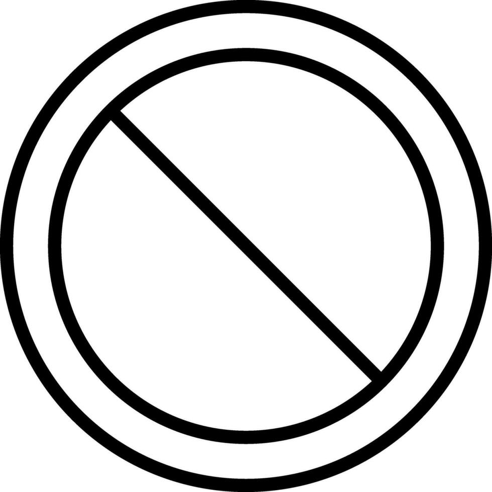 Ban Circle Vector Icon Design