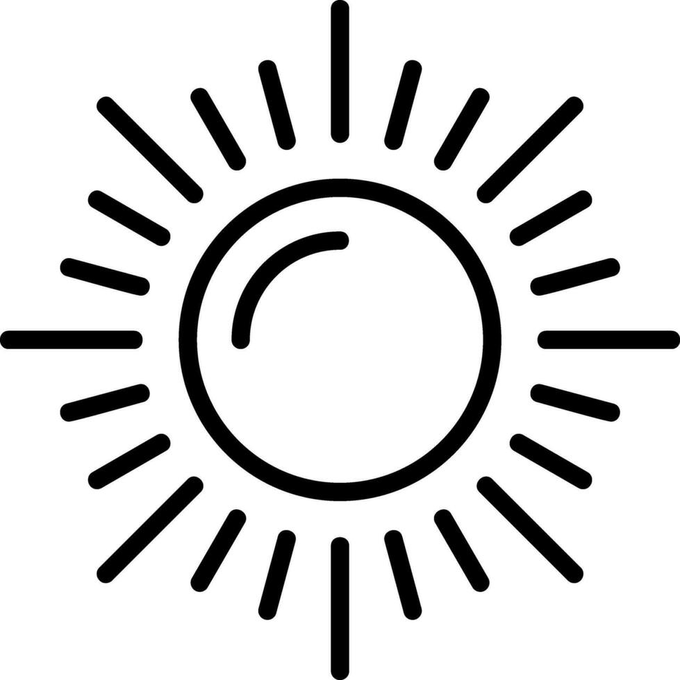 Sun Vector Icon Design