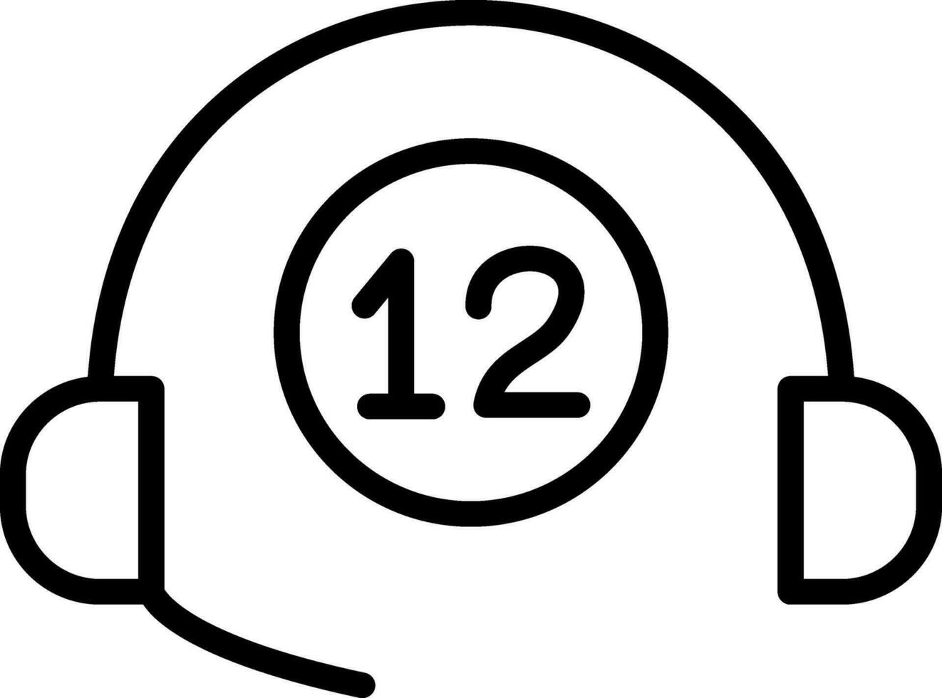 Helpline Vector Icon Design