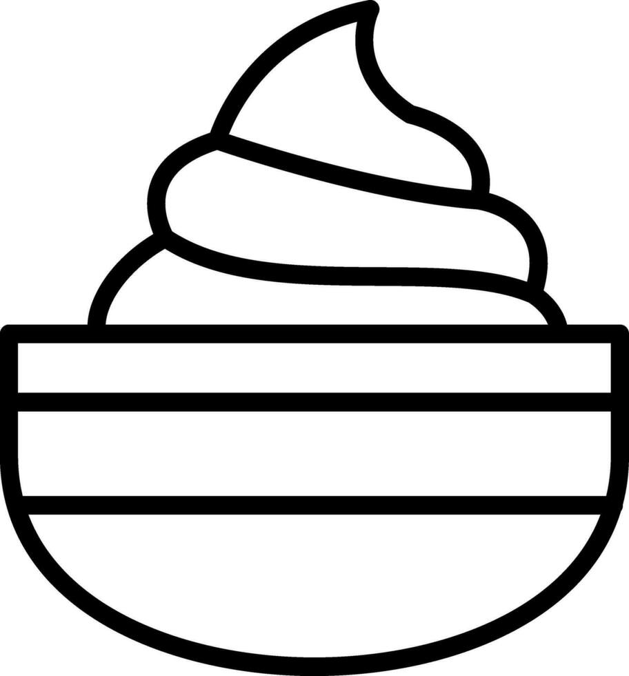 Cream Vector Icon Design