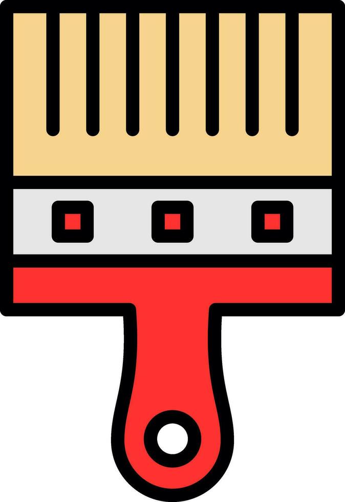 Paint Brush Vector Icon Design