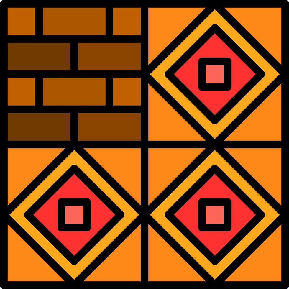 Tiles in Wales Vector Icon Design