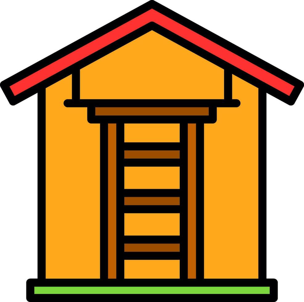 diseño de icono de vector de escalera