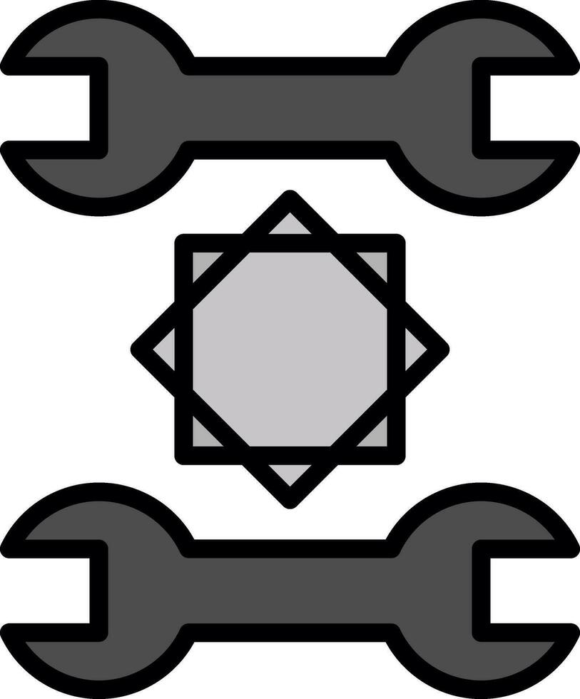 spanner Vector Icon Design