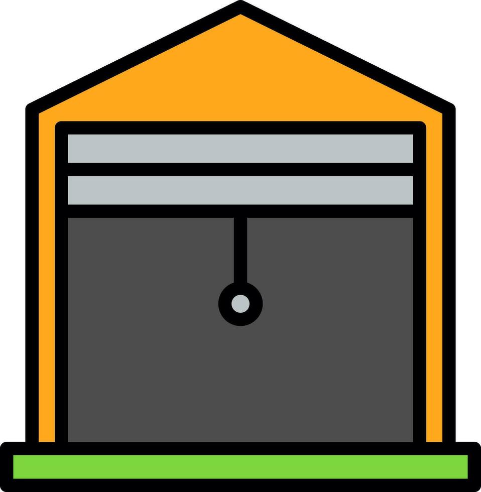 Garage Vector Icon Design