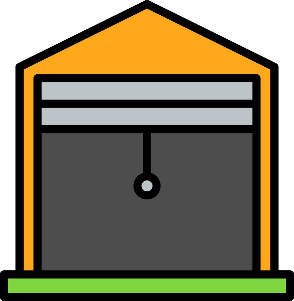 Garage Vector Icon Design