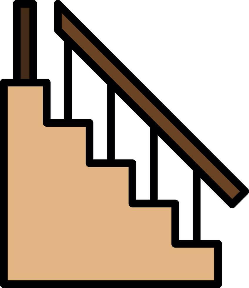 Stair Vector Icon Design