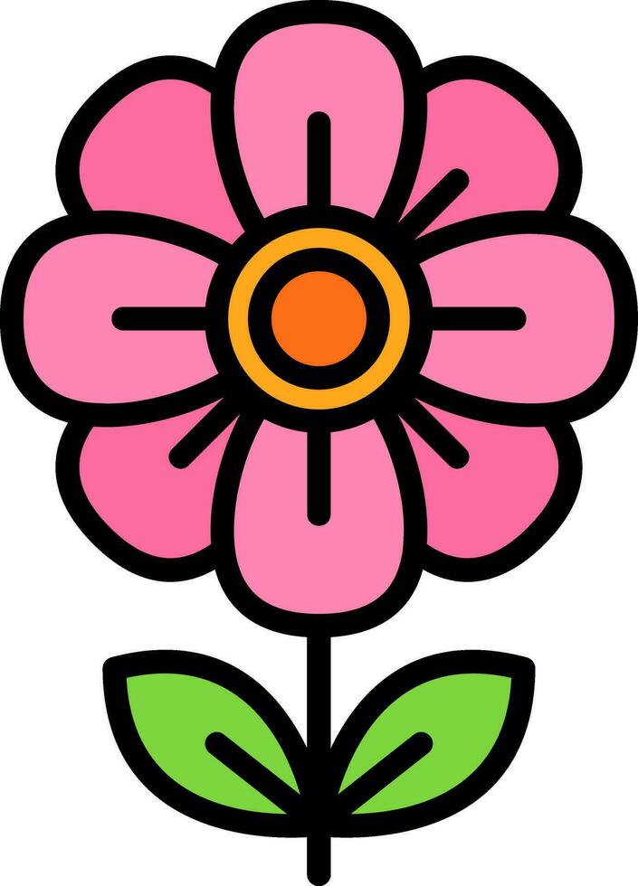 Flower Vector Icon Design