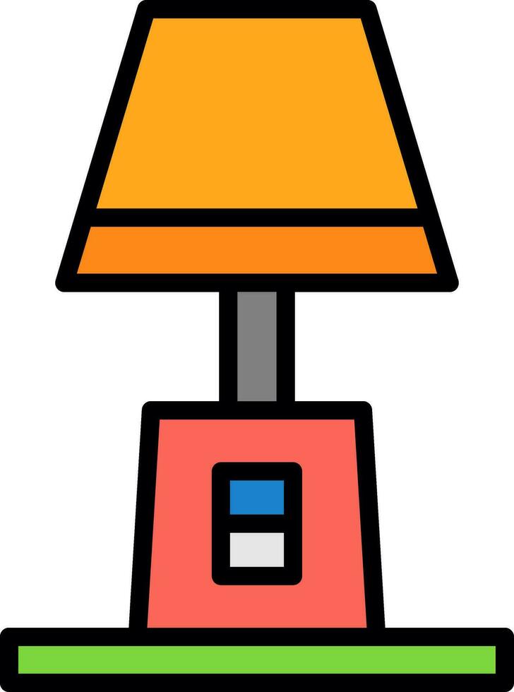 Lamp Vector Icon Design