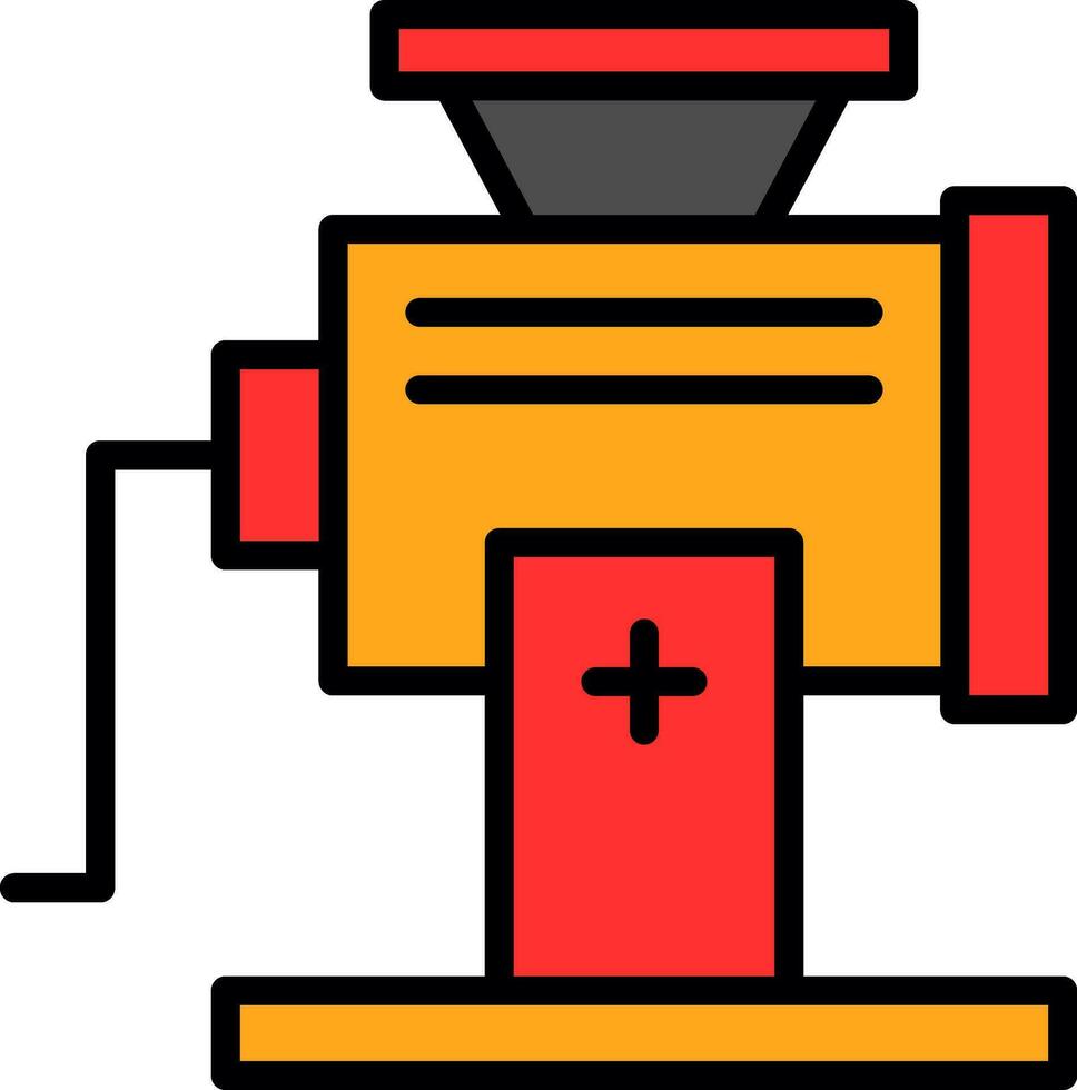 Meat Grinder Vector Icon Design