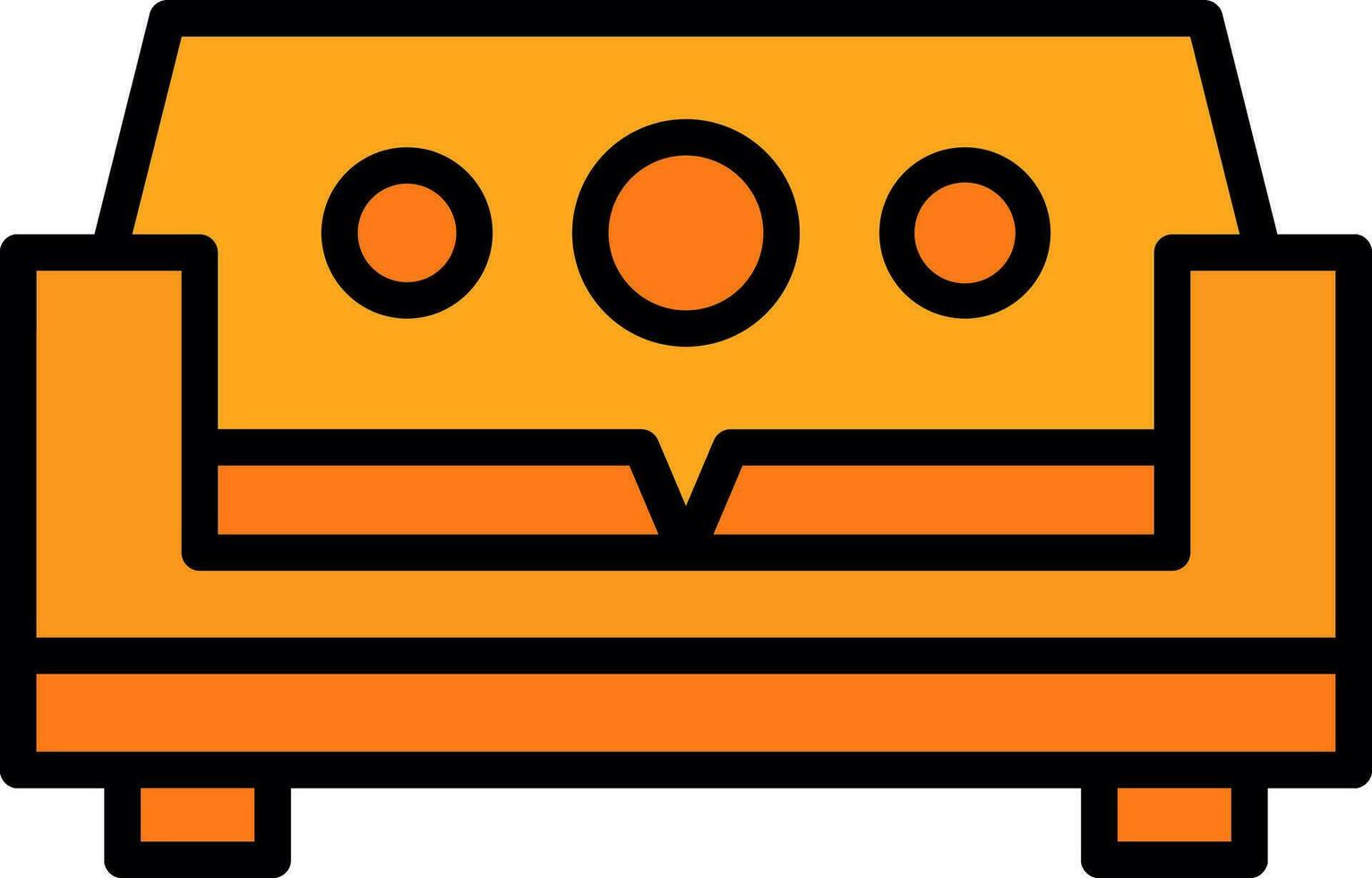 Sofa Vector Icon Design