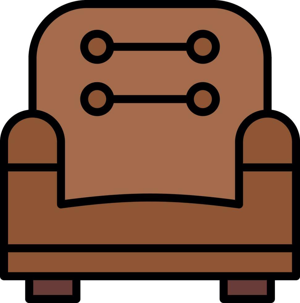 Couch Vector Icon Design