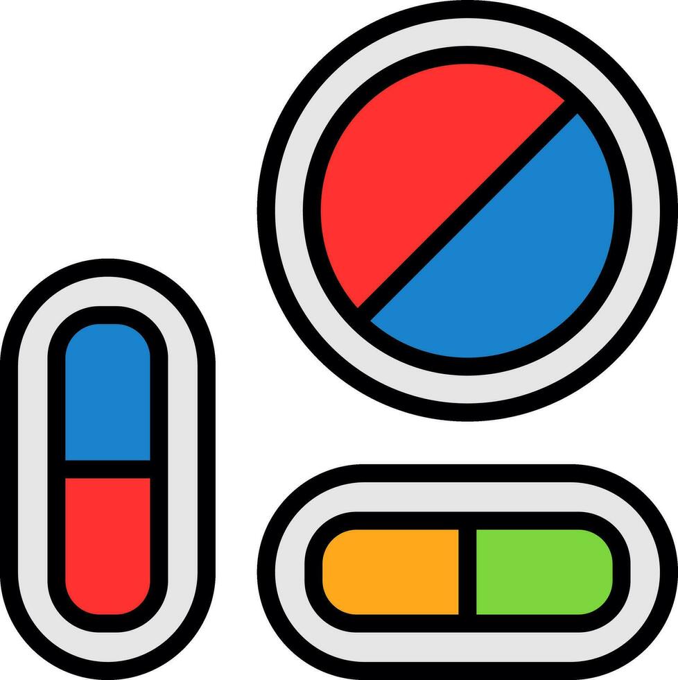 Pills Vector Icon Design