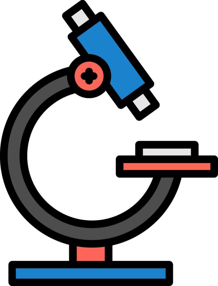 Microscope Vector Icon Design