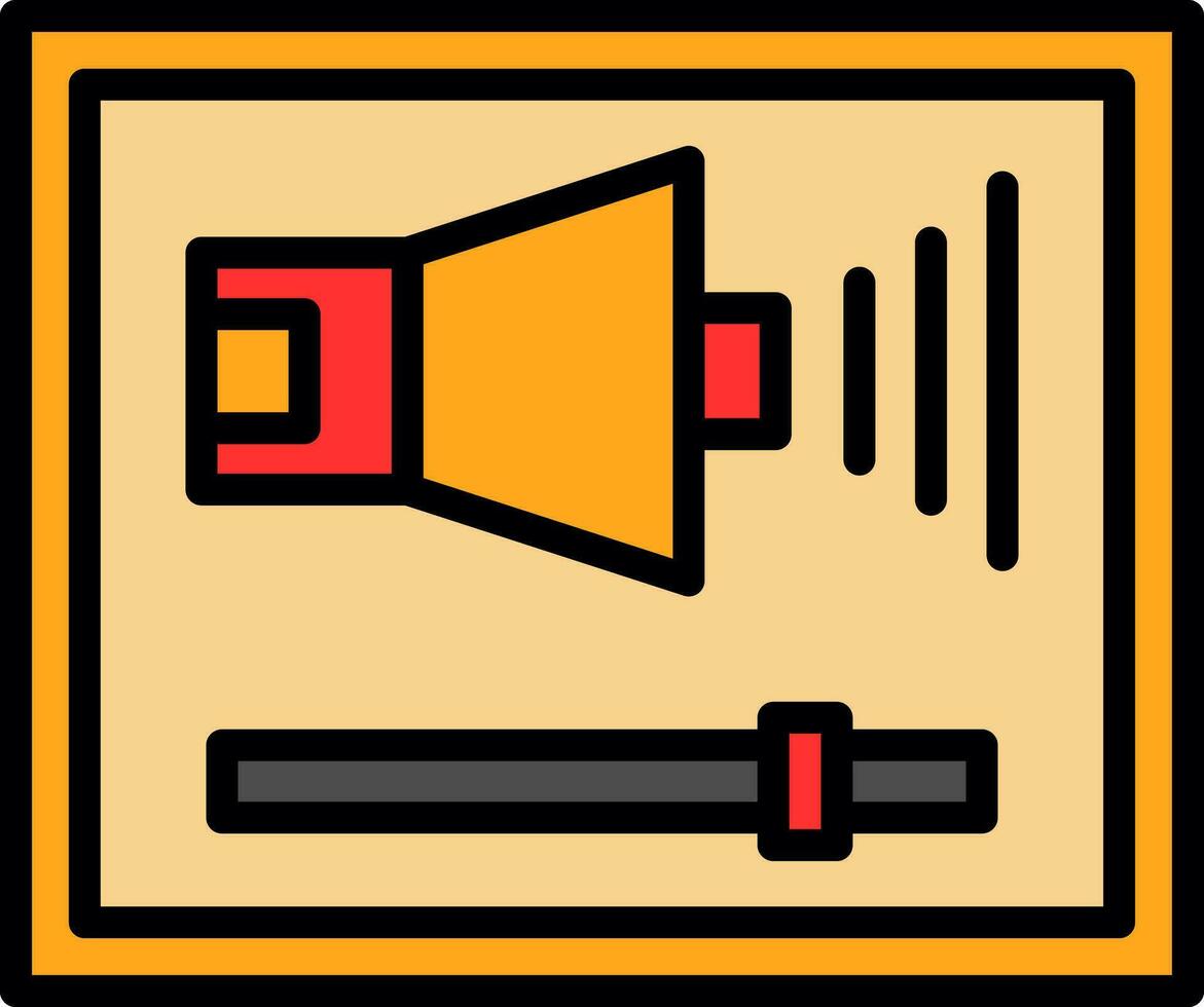 Loud speaker Vector Icon Design