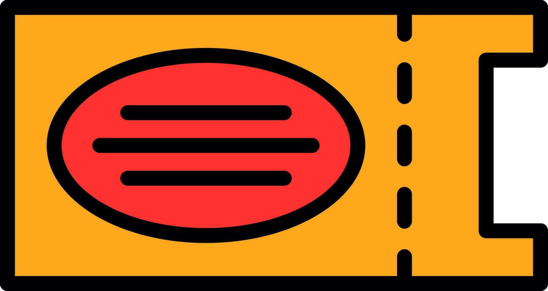 Ticket Vector Icon Design