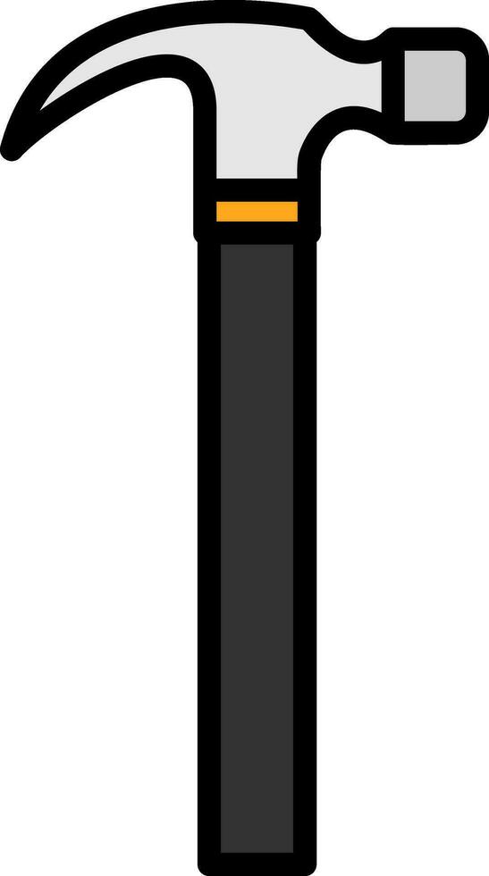 diseño de icono de vector de martillo