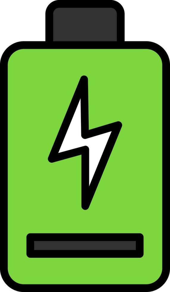 Battery charging Vector Icon Design