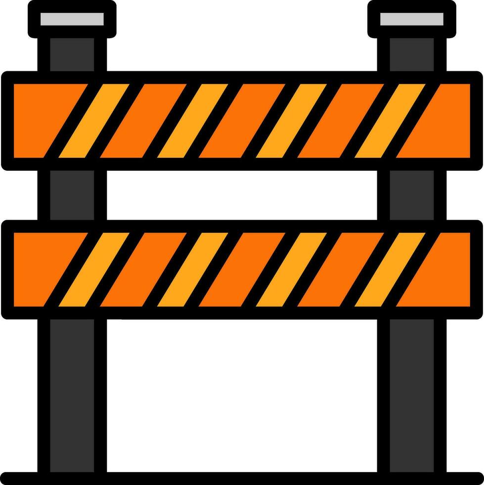 Barrier Vector Icon Design